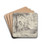 Diether und die Khlerfamilie im Walde by Wilhelm Steinhausen Drink Coasters - set of 4