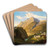 A View of Bad Gastein by Emil Ludwig Lhr Art Drink Coaster set A View of Bad Gastein by Emil Ludwig Lhr Art Drink Coaster set