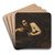The Penitent Magdalen by Cecco del Caravaggio Art Drink Coaster set