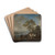 Horsepond on a River by Philips Wouwerman Drink Coasters - set of 4