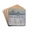 Der uere Burgplatz in Wien im Winter by Carl Pippich Drink Coasters - set of 4