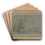 Study of a Cow by Johann Heinrich Roos Art Drink Coaster set