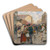 Die Favoritenlinie (im Jahre 1890) by Wilhelm Gause Art Drink Coaster set
