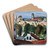 Wasserburg am Inn, Blick vom Magdalenenweg by Otto Geigenberger Art Drink Coaster set