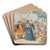 The Union Club Masquerade by Charles Williams Art Drink Coaster set