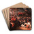 The Death of Nelson by Benjamin West Art Drink Coaster set