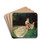 In the Hammock by Hans Thoma Drink Coasters - set of 4 In the Hammock by Hans Thoma Drink Coasters - set of 4