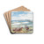 Tarbert, Well May The Boatie Row by William Mctaggart Drink Coasters - set of 4