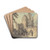The Ruins of Leiston Abbey by Thomas Hearne Drink Coasters - set of 4