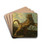 The Lion And The Mouse by Frans Snyders Drink Coasters - set of 4