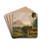 A View of the Bay of Palermo with Monte Pellegrino by Emil Ludwig Lhr Drink Coasters - set of 4 A View of the Bay of Palermo with Monte Pellegrino by Emil Ludwig Lhr Drink Coasters - set of 4