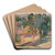 Roadside house by Tadeusz Makowski Art Drink Coaster set