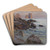 Farglioni-Felsen bei Capri by Paul Von Spaun Art Drink Coaster set