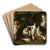 Diana and Actaeon by Jan Brueghel The Elder Art Drink Coaster set
