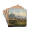 Blick auf Gmunden mit Schloss Orth by Johann Wilhelm Jankowski Drink Coasters - set of 4