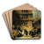 Court Reception at a Chteau by Eugne Isabey Art Drink Coaster set