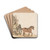 French stagecoach by Piotr Michaowski Drink Coasters - set of 4