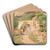 Spring mood at a farm in the Waldviertel by Hugo Darnaut Art Drink Coaster set