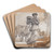 Tnzerin mit Tamburin und Dudelsackspieler by Claude Lorrain Art Drink Coaster set Tnzerin mit Tamburin und Dudelsackspieler by Claude Lorrain Art Drink Coaster set
