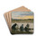 Washerwomen by the River by Eugne Boudin Drink Coasters - set of 4
