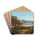View of Gmunden and Schloss Ort by Ferdinand Lepie Drink Coasters - set of 4