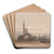 Tombs of the caliphs, Cairo. by David Roberts Art Drink Coaster set