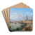 Riva degli Schiavoni, Venice by Roberto Roberti Art Drink Coaster set
