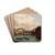 L'Ile de la Cit et le quai Conti, vus de la passerelle des Arts by Giuseppe Canella Drink Coasters - set of 4