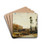 Landschaft bei Bernried by Ludwig Willroider Drink Coasters - set of 4