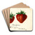 Fragaria: Brandywine by Deborah Griscom Passmore Art Drink Coaster set