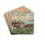 Les Glnans, Finistre by Henry Moret Drink Coasters - set of 4 Les Glnans, Finistre by Henry Moret Drink Coasters - set of 4