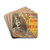 Exposition de l'oeuvre de guerre de Henry de Groux by Henri de Groux Drink Coasters - set of 4 Exposition de l'oeuvre de guerre de Henry de Groux by Henri de Groux Drink Coasters - set of 4