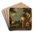 Judgement of Midas by Follower of Jacob Jordaens Art Drink Coaster set Judgement of Midas by Follower of Jacob Jordaens Art Drink Coaster set