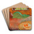 Reclining Odalisque by Sigrid Hjertn Art Drink Coaster set