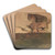 Stone Blocks by Gustav Wentzel Art Drink Coaster set