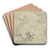 Landscape with Bileam by Joseph Anton Koch Art Drink Coaster set
