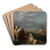 The Flight of Cloelia by Cornelis Van Poelenburch Art Drink Coaster set