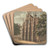 Southwest View of Middle Temple by Samuel Ireland Art Drink Coaster set