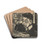 Kopf Merz by Ernst Ludwig Kirchner Drink Coasters - set of 4