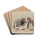 In the slave market at Cairo. by David Roberts Drink Coasters - set of 4
