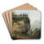Die Aussichtswarte by August Piepenhagen Art Drink Coaster set