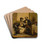 A Restaurant Interior by Henry Bonaventure Monnier Drink Coasters - set of 4