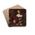 Martha and Mary Magdalene by Caravaggio Drink Coasters - set of 4