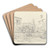 Eingang zu einem Garten in Venedig by Albert Emil Kirchner Art Drink Coaster set Eingang zu einem Garten in Venedig by Albert Emil Kirchner Art Drink Coaster set
