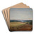 Landscape near Silkeborg, Jutland by Dankvart Dreyer Art Drink Coaster set