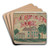 Embroidered Picture by Evelyn Bailey Art Drink Coaster set Embroidered Picture by Evelyn Bailey Art Drink Coaster set