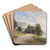 Holzgarten Vorstadt in Passau by Carl Franz Emanuel Haunold Art Drink Coaster set