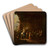 Inn by Christian Wilhelm Ernst Dietrich Art Drink Coaster set