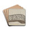Wrought Iron Balcony Rail by Lucien Verbeke Drink Coasters - set of 4