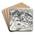 Frauenkirch by Ernst Ludwig Kirchner Art Drink Coaster set